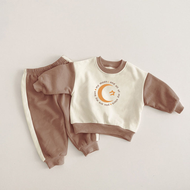 You are all of my stars - Baby Sweatshirt & Pant Set